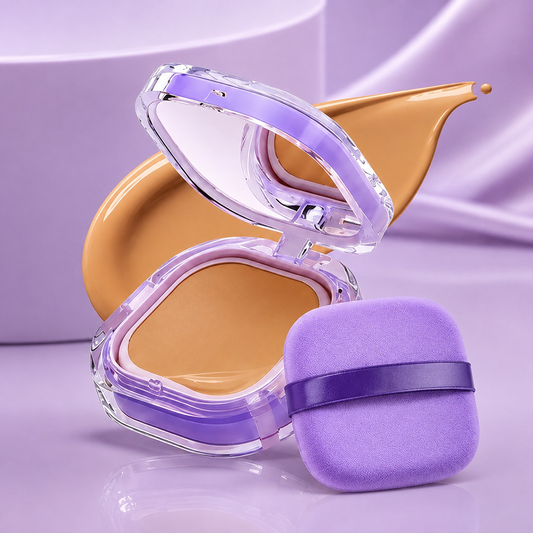 Matte Cream Pressed Powder Compact